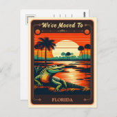 We zijn verhuisd naar Florida |  BRIEFKAART (Voorkant / Achterkant)