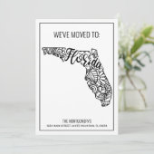 We zijn verhuisd naar Florida State Floral Mandala Aankondiging (Staand voorkant)