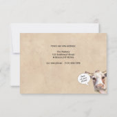 We zijn verhuisd naar het land (gewoonte.) bekendm kaart (Achterkant)