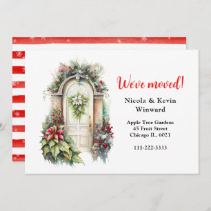 We zijn verhuisd naar Holiday Christmas Poinsettia Aankondiging