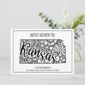 We zijn verhuisd naar Kansas State Floral Mandala Aankondiging (Staand voorkant)