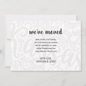 We zijn verhuisd naar Kansas State Floral Mandala Aankondiging (Achterkant)