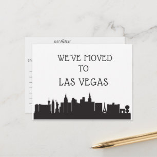 We Zijn Verhuisd naar Las Vegas Briefkaart