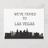 We zijn verhuisd naar Las Vegas Briefkaart (Voorkant)