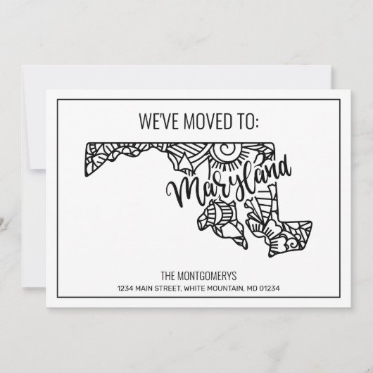 We zijn verhuisd naar Maryland State Floral Mandal Aankondiging (Voorkant)