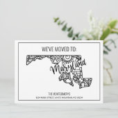 We zijn verhuisd naar Maryland State Floral Mandal Aankondiging (Staand voorkant)