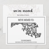 We zijn verhuisd naar Maryland State Floral Mandal Aankondiging (Voorkant / Achterkant)