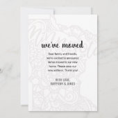 We zijn verhuisd naar Minnesota State Floral Manda Aankondiging (Achterkant)