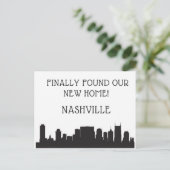 We zijn verhuisd naar Nashville Briefkaart (Staand voorkant)
