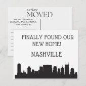 We zijn verhuisd naar Nashville Briefkaart (Voorkant / Achterkant)