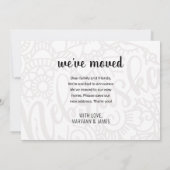 We Zijn Verhuisd Naar Nebraska State Floral Mandal Aankondiging (Achterkant)