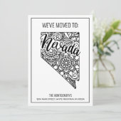 We zijn verhuisd naar Nevada State Floral Mandala  Aankondiging (Staand voorkant)