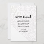 We zijn verhuisd naar Nevada State Floral Mandala  Aankondiging (Achterkant)