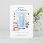 We zijn verhuisd naar New Address Coastal Waterver Aankondiging (Staand voorkant)