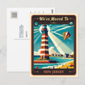 We zijn verhuisd naar New Jersey |  BRIEFKAART (Voorkant / Achterkant)