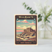 We zijn verhuisd naar New Mexico | BRIEFKAART (Staand voorkant)