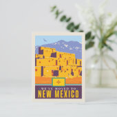 We zijn verhuisd naar New Mexico Uitnodiging Briefkaart (Staand voorkant)