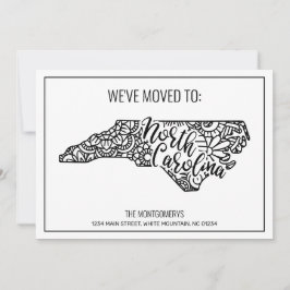 We zijn verhuisd naar North Carolina State Floral  Aankondiging