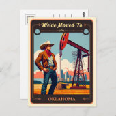 We zijn verhuisd naar Oklahoma |  BRIEFKAART (Voorkant / Achterkant)