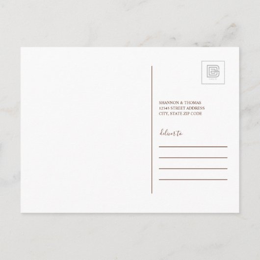 We zijn verhuisd naar Oklahoma Uitnodiging Briefkaart (Achterkant)