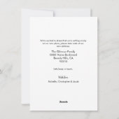 We zijn verhuisd naar onze nieuwe foto feestdagenkaart (Achterkant)