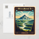 We zijn verhuisd naar Oregon |  BRIEFKAART (Voorkant / Achterkant)