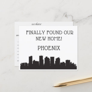We zijn verhuisd naar Phoenix Briefkaart