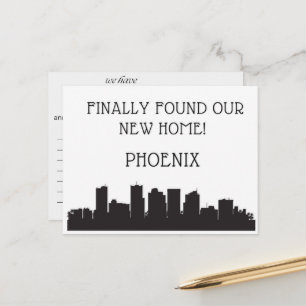 We Zijn Verhuisd naar Phoenix Briefkaart
