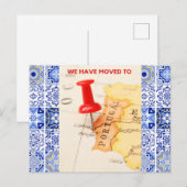 We zijn verhuisd naar Portugal briefkaart (Voorkant / Achterkant)