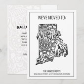 We zijn verhuisd naar Rhode Island State Floral Ma Aankondiging (Voorkant / Achterkant)