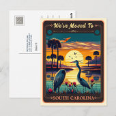 We zijn verhuisd naar South Carolina |  BRIEFKAART (Voorkant / Achterkant)