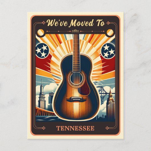 We zijn verhuisd naar Tennessee |  BRIEFKAART (Voorkant)