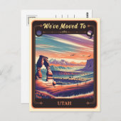 We zijn verhuisd naar Utah | BRIEFKAART (Voorkant / Achterkant)