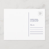 We zijn verhuisd naar West Virginia Uitnodiging Briefkaart (Achterkant)