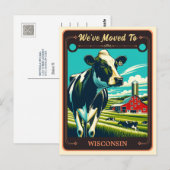 We zijn verhuisd naar Wisconsin |  BRIEFKAART (Voorkant / Achterkant)
