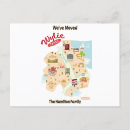 We zijn verhuisd naar Wylie Texas Briefkaart