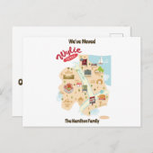 We zijn verhuisd naar Wylie Texas Briefkaart (Voorkant / Achterkant)