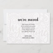 We zijn verhuisd naar Wyoming State Floral Mandala Aankondiging (Achterkant)