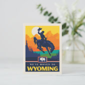 We zijn verhuisd naar Wyoming Uitnodiging Briefkaart (Staand voorkant)