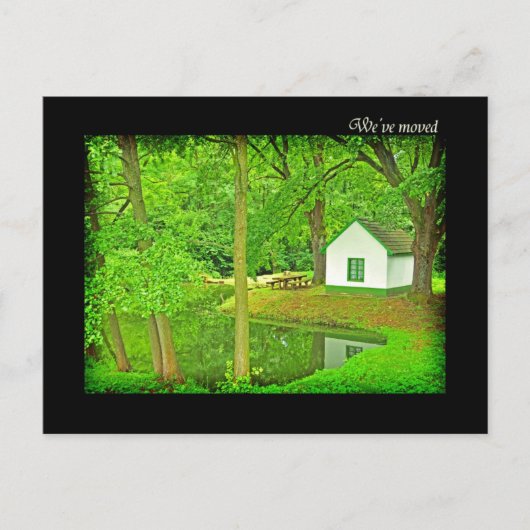 We zijn verhuisd - nieuw adres aankondigingskaart (Voorkant)