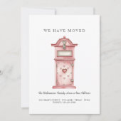 We zijn verhuisd - Nieuw adres I Heart Mail Box Aankondiging (Voorkant)