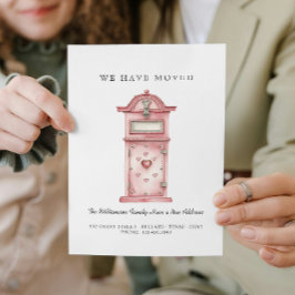 We zijn verhuisd - Nieuw adres I Heart Mail Box Aankondiging