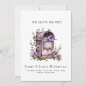 We zijn verhuisd - Nieuw Adres I Mail Box Bloemen Aankondiging (Voorkant)