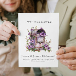 We zijn verhuisd - Nieuw Adres I Mail Box Bloemen Aankondiging