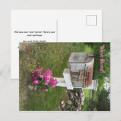 We zijn verhuisd Nieuw adres kaart (Voorkant / Achterkant)