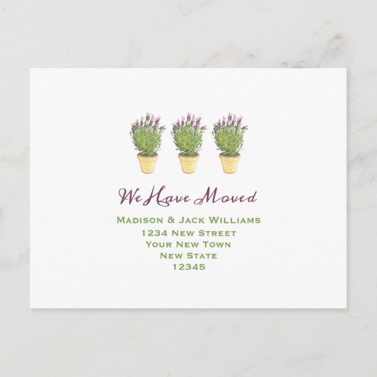 We zijn verhuisd | Nieuw adres | Nieuw startpunt Briefkaart (Voorkant)