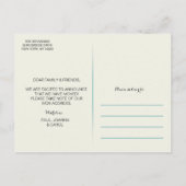 We zijn verhuisd! Nieuw Home Aankondiging Briefkaa (Achterkant)