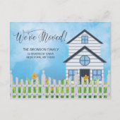 We zijn verhuisd! Nieuw Home Aankondiging Briefkaa (Voorkant)
