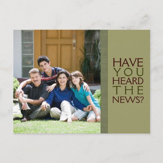 We zijn verhuisd! Nieuw Home Foto Briefkaart (Voorkant)