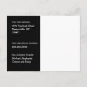 We zijn verhuisd! Nieuw Home Foto Briefkaart (Achterkant)